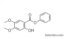 2-Hydroxy-4,5-dimethoxybenzoic acid phenyl ester