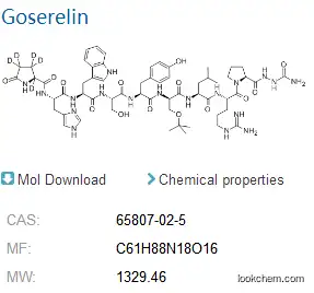 Pharmaceutical peptides Goserelin, 99% Purity Goserelin Acetate