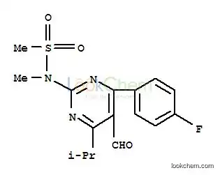 4-(4-Fluorophenyl)-6-isopropyl-2-[(N-methyl-N-methylsulfonyl)amino]pyrimidinyl-5-yl-formyl