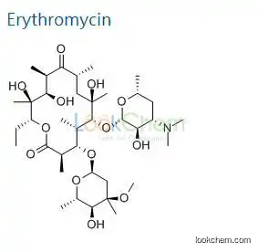 Factory Direct Supply Pharmaceutical Intermediates Abomacetin CAS 114-07-8 Erythromycin