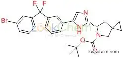 Lower price (6S)-6-[5-(7-Bromo-9,9-difluoro-9H-fluoren-2-yl)-1H-imidazol-2-yl]-5-azaspiro[2.4]heptane-5-carboxylic acid 1,1-dimethylethyl ester