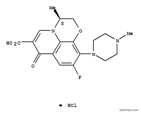 TIANFU-CHEM 177325-13-2 (3S)-9-Fluoro-2,3-dihydro-3-methyl-10-(4-methyl-1-piperazinyl)-7-oxo-7H-pyrido[1,2,3-de]-1,4-benzoxazine-6-carboxylic acid monohydrochloride
