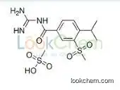 159138-81-5   Benzamide,N-(aminoiminomethyl)-4-(1methylethyl)-3-(methylsulfonyl)-,monomethanesulfonate