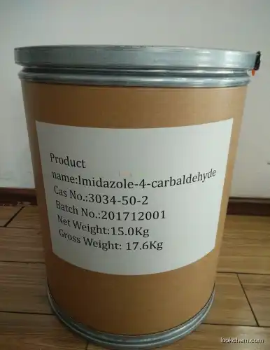 Hot selling Imidazole-4-carbaldehyde cas No.:3034-50-2