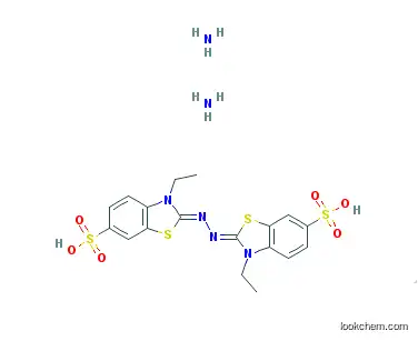 6-Benzothiazolesulfonicacid, 2,2'-(1,2-hydrazinediylidene)bis[3-ethyl-2,3-dihydro-, ammonium salt(1:2)