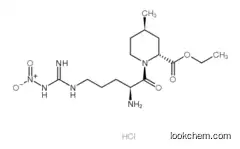 Ethyl (2R,4R)-1-[2-amino-5-[[imino(nitroamino)methyl]amino]-1-oxopentyl]-4-methyl-2-piperidinecarboxylate hydrochloride