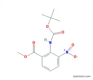 2-tertbutoxycarbonylmino-3-nitrobenzoate methyl