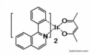 Ir(piq)2(acac);Bis(1-phenylisoquinoline)(acetylacetonato)iridium(III);