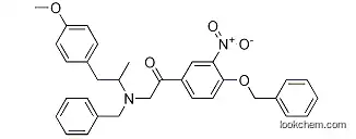 Ethanone, 2-[[2-(4-Methoxyphenyl)-1-Methylethyl](phenylMethyl)aMino]-1-[3-nitro-4-(phenylMethoxy)phenyl]-