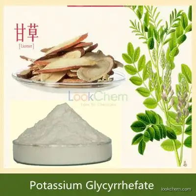 GMP Certificated Factory 65% Potassium Glycyrrhizinate, pure natural licorice extract