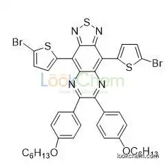 IN1620, 4,9-Bis-(5-bromo-thiophen-2-yl)-6,7-bis-(4-hexyloxy-phenyl)-2-thia-1, 3, 5,8-tetraaza-cyclopenta[b]naphthalene