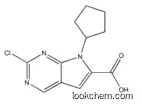 2-chloro-7-cyclopentyl-7H-pyrrolo[2,3-d]pyriMidine-6-carboxylic acid