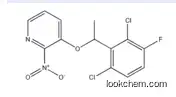 Pyridine, 3-[1-(2,6-dichloro-3-fluorophenyl)ethoxy]-2-nitro-