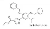 ethyl 5-(2,4-bis(benzyloxy) -5-isopropyl phenyl)isoxazole-3-carboxylate