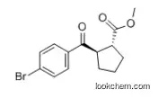 Cyclopentanecarboxylic acid, 2-(4-bromobenzoyl)-, methyl ester, (1R,2R)-