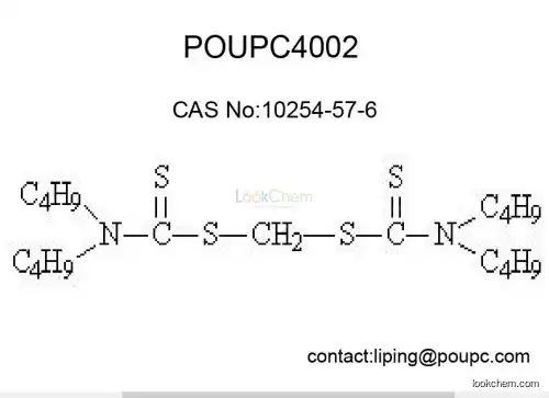 CAS 10254-57-6 POUPC4002 Methylene bis-(dibutyldithiocarbamate) ashless lubricant antioxidant additive