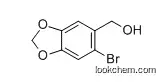 1,3-Benzodioxole-5-methanol,6-bromo-