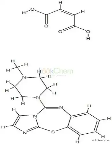 81382-52-7 Imidazo(2,1-b)(1,3,5)benzothiadiazepine, 5-(4-methyl-1-piperazinyl)-, (Z)-2-butenedioate(1:1)