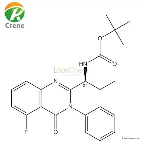 [(1S)-1-(5-Fluoro-3,4-dihydro-4-oxo-3-phenyl-2-quinazolinyl)propyl]carbamic acid 1,1-dimethylethyl ester