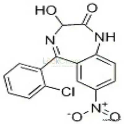 41993-28-6 5-(2-Chlorophenyl)-1,3-dihydro-3-hydroxy-7-nitro-2H-1,4-benzodiazepin-2-one