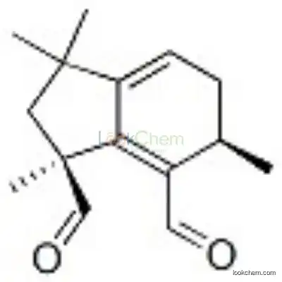 97165-23-6 (1S,6R)-1,3,3,6-Tetramethyl-2,3,5,6-tetrahydro-1H-indene-1,7-dicarbaldehyde