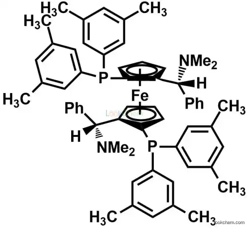 (S,S)-(-)-2,2'-Bis[(R)-(N,N-dimethylamino)(phenyl)methyl]-1,1'-bis(di(3,5-dimethylphenyl)phosphino)ferrocene