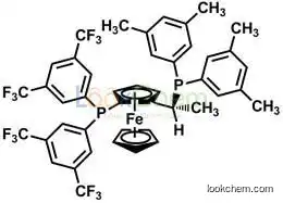 (R)-(-)-1-{(S)-2-[Bis(3,5-di-trifluoromethylphenyl)phosphino]ferrocenyl}ethyldi-3,5-xylylphosphine