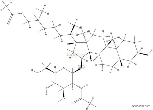 94359-66-7 [(25R)-26-(Acetyloxy)-3α-hydroxy-5α-cholestan-15α-yl]2-(acetylamino)-2-deoxy-β-D-glucopyranoside