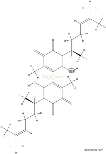 77416-47-8 2,2'-Dimethyl-4,4'-dihydroxy-5,5'-bis[(R)-1,5-dimethyl-4-hexenyl]-1,1'-bi[1,4-cyclohexadiene]-3,3',6,6'-tetrone