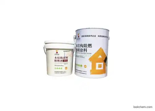 Superior Indoor Non-halogen Clear Intumescent Liquid Water Base Transparent Wood Passive Fire Protection Coating for Historic Building