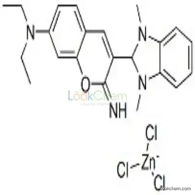 27778-30-9 2-[7-(diethylamino)-2-imino-2H-1-benzopyran-3-yl]-1,3-dimethyl-1H-benzimidazole trichlorozincate