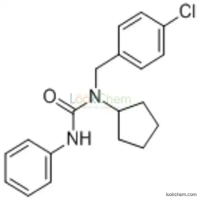 66063-05-6 N-((4-Chlorophenyl)methyl)-N-cyclopentyl-N'-phenylurea
