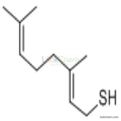 39067-80-6 (E)-3,7-Dimethylocta-2,6-diene-1-thiol