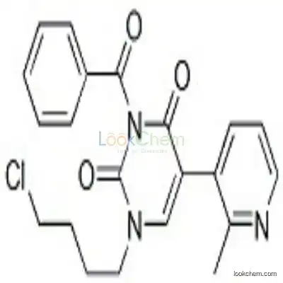 952402-46-9 2,4(1H,3H)-Pyrimidinedione, 3-benzoyl-1-(4-chlorobutyl)-5-(2-methyl-3-pyridinyl)-