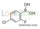 1-Borono-4-chloro-2-fluorobenzene