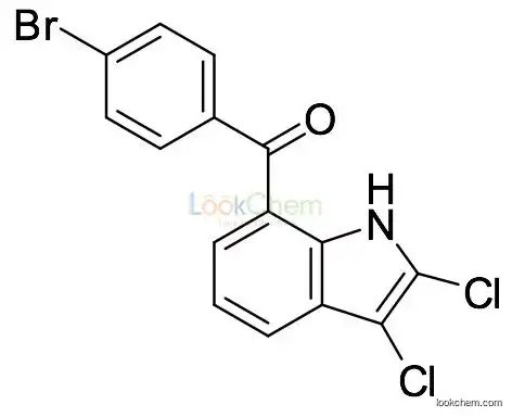 (4-bromophenyl)(2,3-dichloro-1H-indol-7-yl)methanone