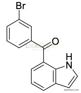 (3-bromophenyl)(1H-indol-7-yl)methanone