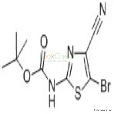 944804-80-2 Carbamic acid, N-(5-bromo-4-cyano-2-thiazolyl)-, 1,1-dimethylethyl ester