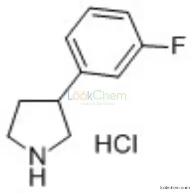 943843-61-6 Pyrrolidine, 3-(3-fluorophenyl)-, hydrochloride (1:1)