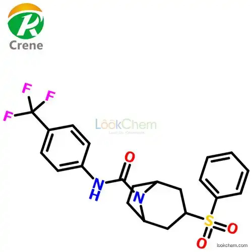 (3-endo)-3-(Phenylsulfonyl)-N-[4-(trifluoromethyl)phenyl]-8-azabicyclo[3.2.1]octane-8-carboxamide 1170321-78-4