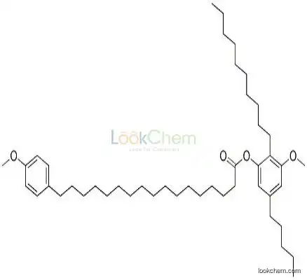 69506-03-2 17-(4-Methoxyphenyl)heptadecanoic acid 2-decyl-3-methoxy-5-pentylphenyl ester