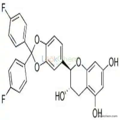 89329-09-9 (2R-trans)-2-[2,2-bis(4-fluorophenyl)-1,3-benzodioxol-5-yl]-3,4-dihydro-2H-1-benzopyran-3,5,7-triol