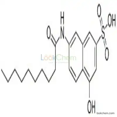 68189-33-3 4-hydroxy-7-[(1-oxodecyl)amino]naphthalene-2-sulphonic acid
