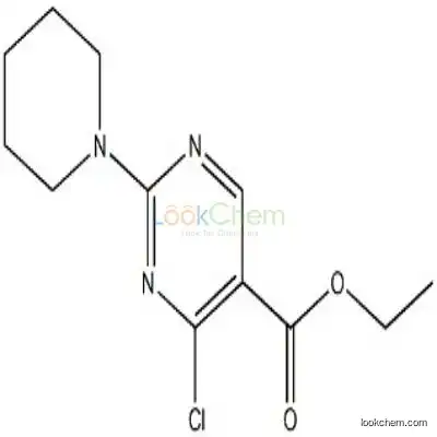 34750-24-8 ETHYL 4-CHLORO-2-(PIPERIDIN-1-YL)PYRIMIDINE-5-CARBOXYLATE