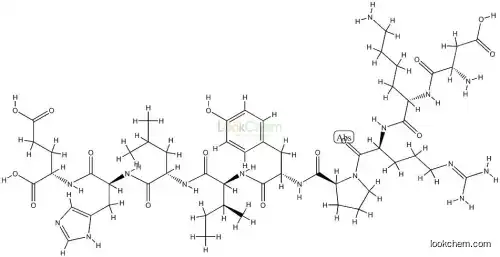 137915-11-8 (2S)-2-[[(2S)-2-[[(2S)-2-[[(2S,3S)-2-[[(2S)-2-[[(2S)-1-[(2S)-2-[[(2S)- 6-amino-2-[[(2S)-2-amino-3-carboxy-propanoyl]amino]hexanoyl]amino]-5-( diaminomethylideneamino)pentanoyl]pyrrolidine