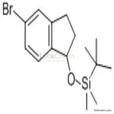 869725-76-8 Silane, [(5-bromo-2,3-dihydro-1H-inden-1-yl)oxy](1,1-dimethylethyl)dimethyl-