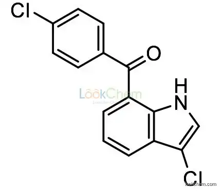 (3-chloro-1H-indol-7-yl)(4-chlorophenyl)methanone