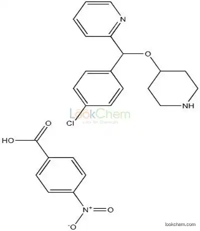 161558-45-8 4-[(4-Chlorophenyl)-2-pyridylmethoxy]piperidine p-nitrobenzoic acid salt
