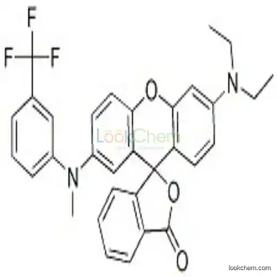 78923-50-9 6'-(diethylamino)-2'-[methyl[3-(trifluoromethyl)phenyl]amino]spiro[isobenzofuran-1(3H),9'-[9H]xanthene]-3-one