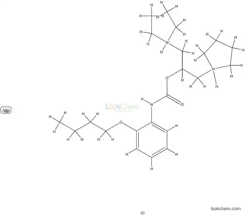 105404-38-4 [2-[(2-butoxyphenyl)carbamoyloxy]-3-(2,3,4,5-tetrahydropyrrol-1-yl)pro pyl]-diethyl-azanium dichloride